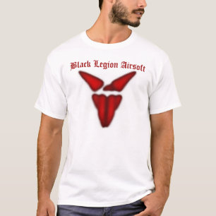 Camisa preta da legião (branca), legião preta