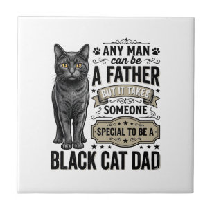 Camisa Preta de Gato Papai Design de Gravura Vinta