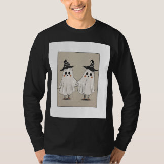 Camisa preta de manga comprida estilo Gen z e fofo