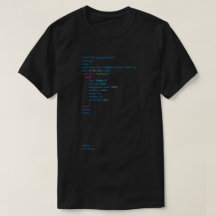 Camisa preta do HTML