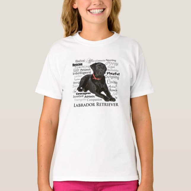 Camisa preta dos traços do laboratório (Frente)