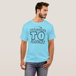 Camisa Preta Escura em Voo