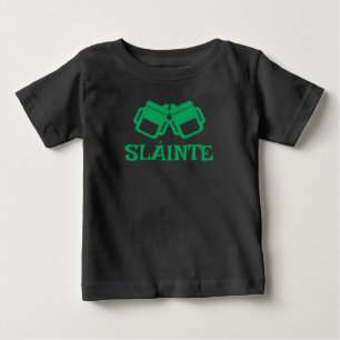CAMISA PRETA INFANTIL SLÁINTE