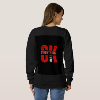 Camisa preta manga longa com design incrível