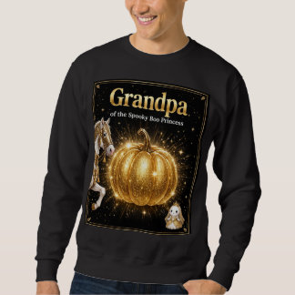 Camisa Preta Princesa do Avô Assustador Dourado