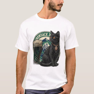 Camisa Preta Vintage Black Cat Stout - Cervejaria