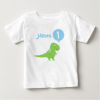 Camisa primeiro aniversario de Balões Dinossauro p