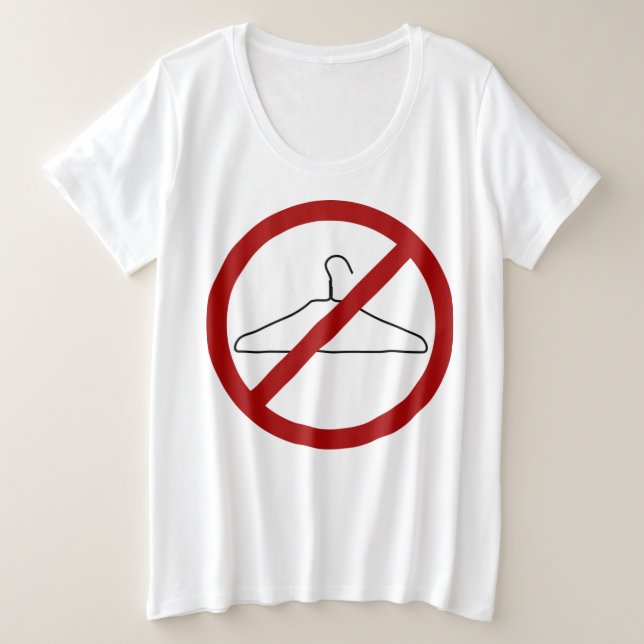 Camisa Pro-Choice Plus-Size (Frente do Design)