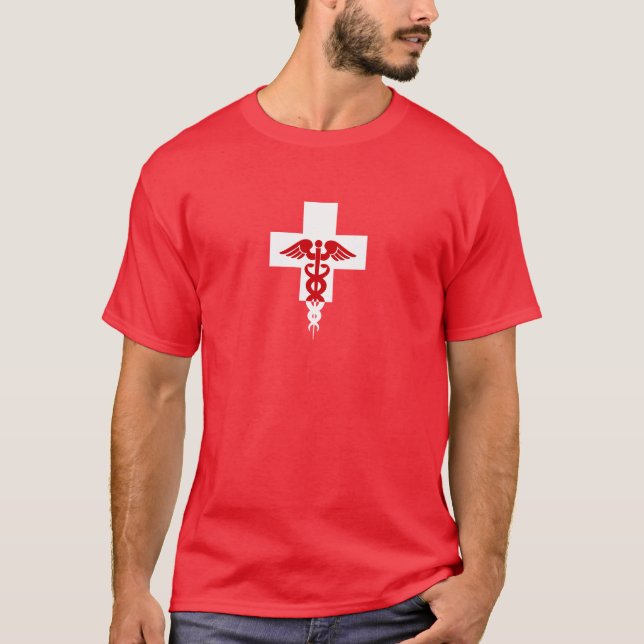 Camisa profissional médica feita sob encomenda - (Frente)