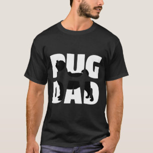 Camisa Pug Pai Presente Pug Pai do Cão
