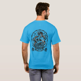 Camisa Punk Cobra Caveira Quebre O Sistema Rebeliã