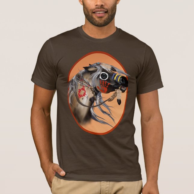 Camisa quadro do cavalo de guerra (Frente)