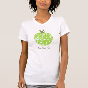 Camisa quarta série do professor T - Apple verde