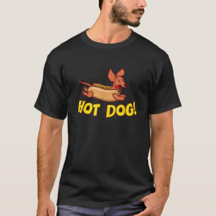 Camisa quente de cachorro quente para homens Menin