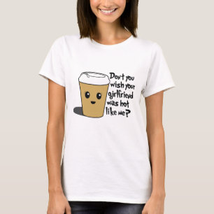 Camisa quente do café