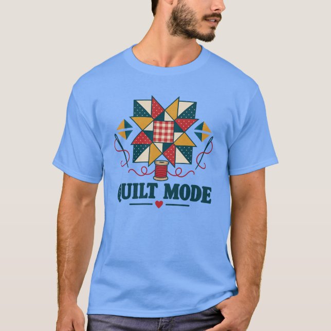 Camisa Quilter de Patchwork do Modo de Colcha (Frente)