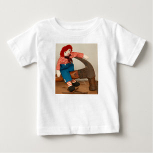 Camisa Raggedy Andy carpinteiro martelo