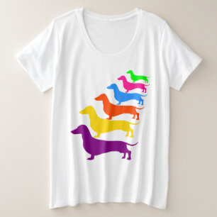 Camisa Rainbow Dachshund