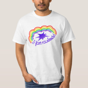 Camisa Rainbow Farts - escolha estilo e cor