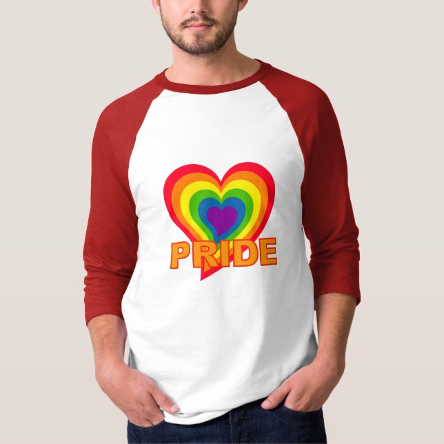 Camisa Rainbow Pride - escolha estilo e cor (Frente)