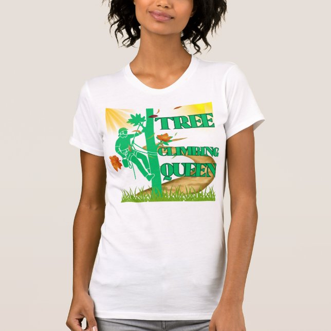 Camisa Rainha da Escalada de Árvores – Camiseta Ga (Frente)