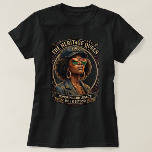Camisa Rainha do Juneteenth, Camiseta Orgulho Negr