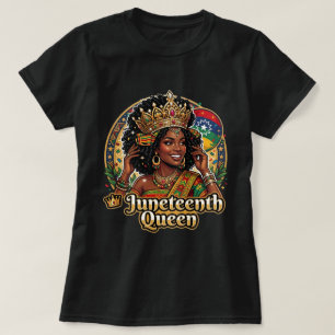Camisa Rainha do Juneteenth, Camiseta Orgulho Negr