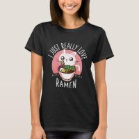 Camisa Ramen Cat Anime - Roupa Kawaii Roupas Otaku