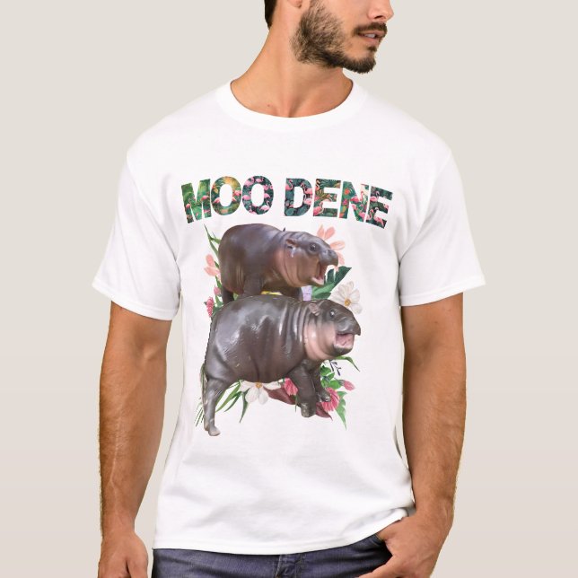 Camisa Rap de Moo Deng Bootleg | Moo Deng Shirt (Frente)