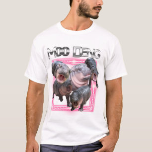 Camisa Rap de Moo Deng Bootleg   Moo Deng Shirt