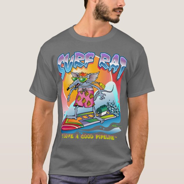 Camisa Rat do surf (Frente)