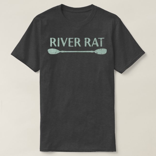 Camisa Rato do Rio Kayaking e Canoagem Saia (Frente do Design)