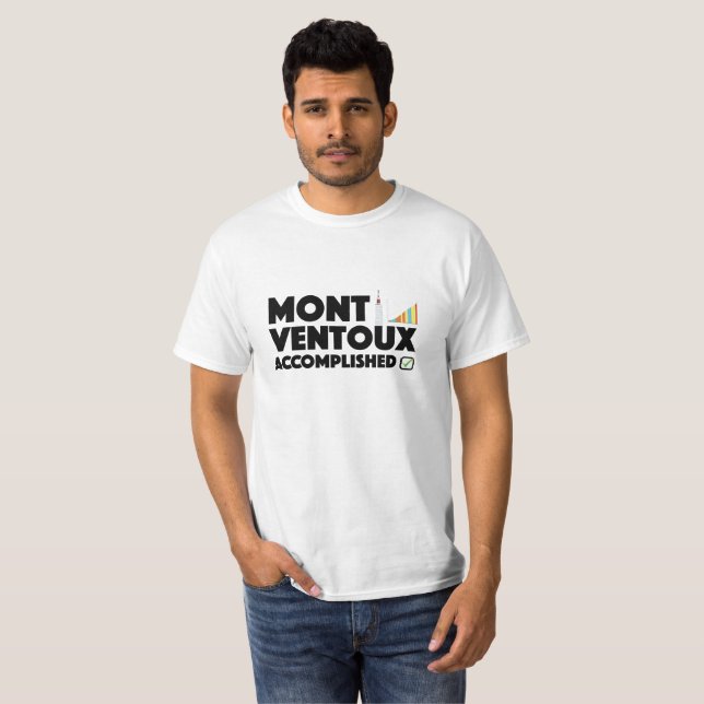 Camisa realizada de Mont Ventoux T (Frente Completa)