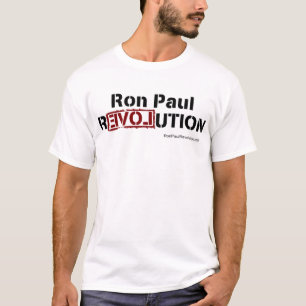 Camisa regular da revolução de Ron Paul dos home
