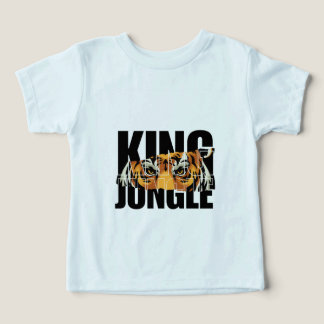 CAMISA REI JUNGLE PARA CRIANÇAS BEBÊ