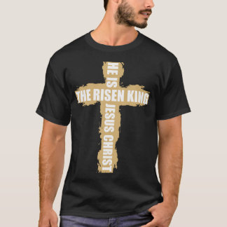 Camisa Religiosa Cristã Ele É O Rei Risen Je