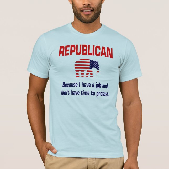 Camisa republicana engraçada do protesto (Frente)