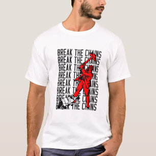 Camisa reta da borda. Propaganda soviética da