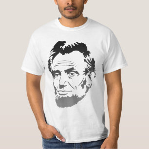 Camisa - retrato de Abe Lincoln Desvanecendo para