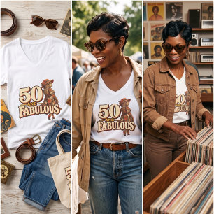 Camisa Retro 50 e Fabulosa com Decote em V e Urso