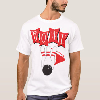 Camisa retro da boliche dos homens