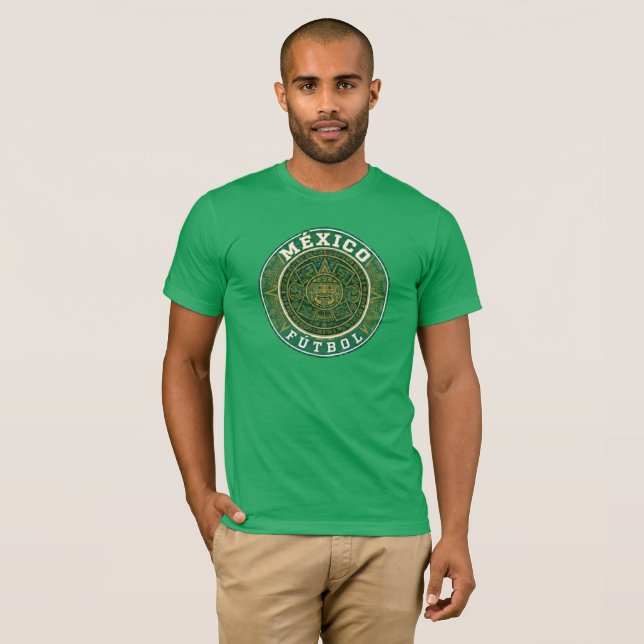Camisa retrô da Copa do Mundo de Futebol do México (Frente Completa)
