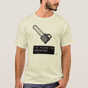 Camisa retro da serra de cadeia do Gamer
