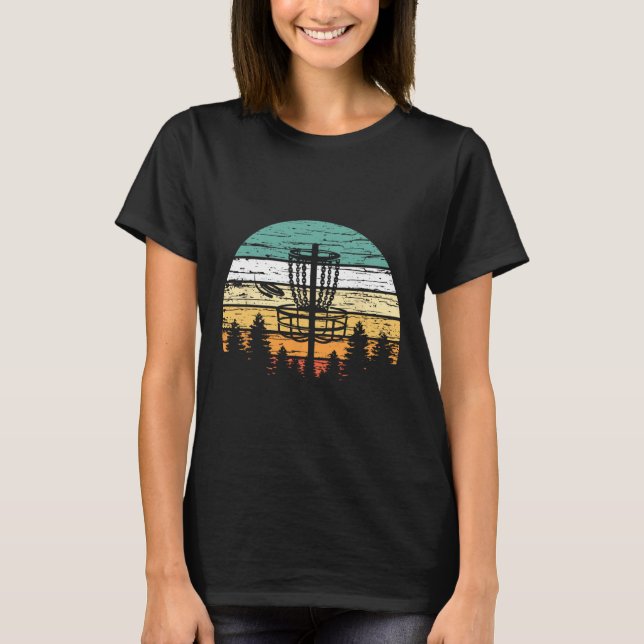 Camisa Retro de Golfe de Disco, Golfe de Frisbee V (Frente)