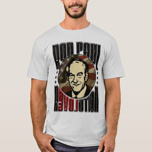 Camisa retro de Ron Paul (Frente)