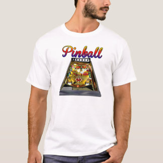 Camisa retro do design de máquina T do Pinball