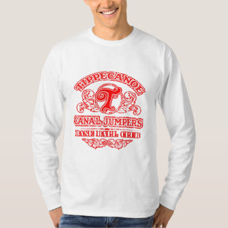Camisa retro do logotipo do Tshirt (sleeved por