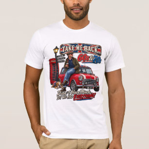 Camisa retrô dos anos 60 e 70 Rake Me Back