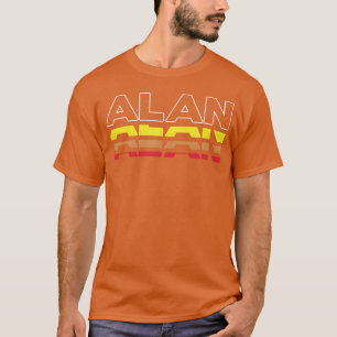 Camisa retrô engraçada com o primeiro nome Alan, p