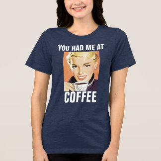 CAMISA RETRÔ MENINA DO CAFÉ